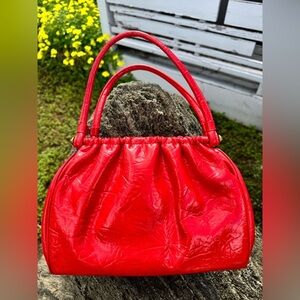 Vintage The Emporium Elegant Red Women's Handbag